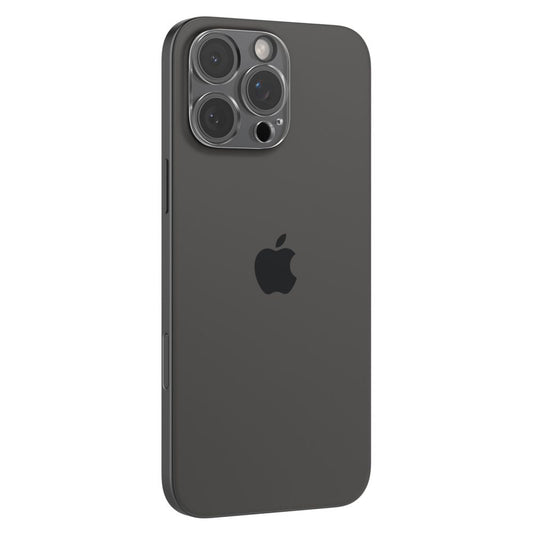 Zaštitna folija za stražnju kameru Spigen Optik za Apple iPhone 15 Pro Max / 15 Pro, Kaljeno staklo, Pun ljepilo, Set od 2 komada, Prozirna