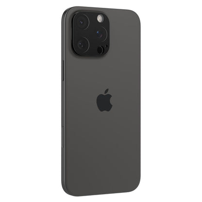 Folija za zaštitu zadnje kamere Spigen Optik za Apple iPhone 15 Pro Max / 15 Pro, Kaljeno staklo, Pun lepak, Set od 2 komada, Crna AGL05273