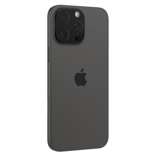 Zaštitna folija za stražnju kameru Spigen Optik za Apple iPhone 15 Pro Max / 15 Pro, Kaljeno staklo, Pun ljepilo, Set od 2 komada, Crna AGL05273