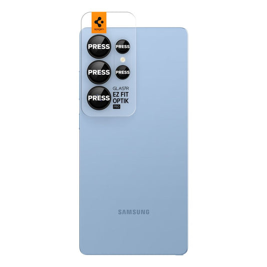 Zaštitna folija za zadnju kameru Spigen GlastR EZ FIT Optik Pro HD za Samsung Galaxy S25 Ultra S938, Kaljeno staklo, Set od 2 komada, Crna