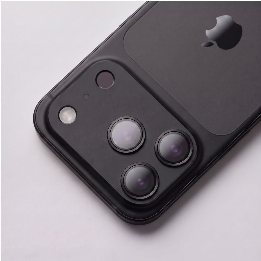 Zaštitna folija za zadnju kameru Tech-Protect CamFull Fit+ za Apple iPhone 18 Pro, kaljeno staklo, crna