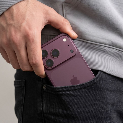 Zaštitna folija za zadnju kameru Tech-Protect CamFull Fit+ za Apple iPhone 18 Pro, Kaljeno staklo, Bordo