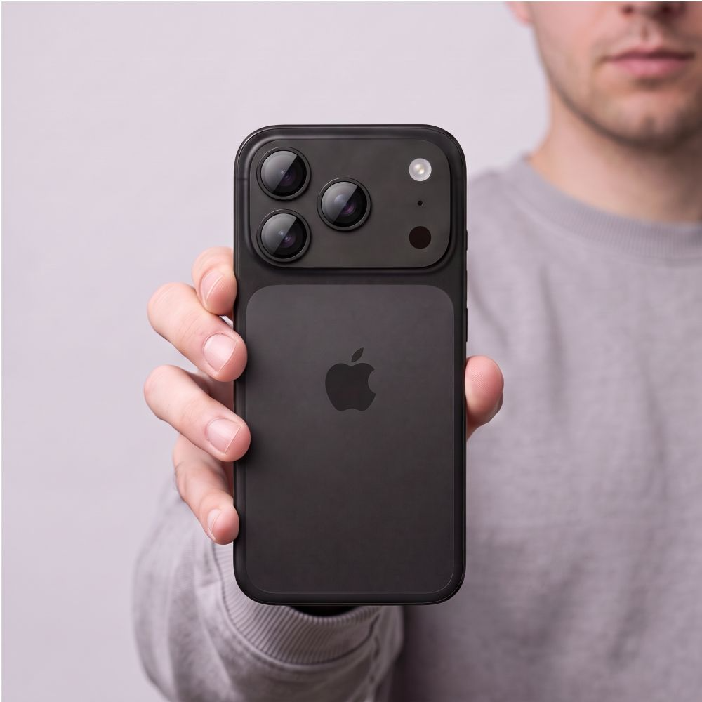 Zaštitna folija za zadnju kameru Tech-Protect CamFull Fit+ za Apple iPhone 18 Pro, kaljeno staklo, crna