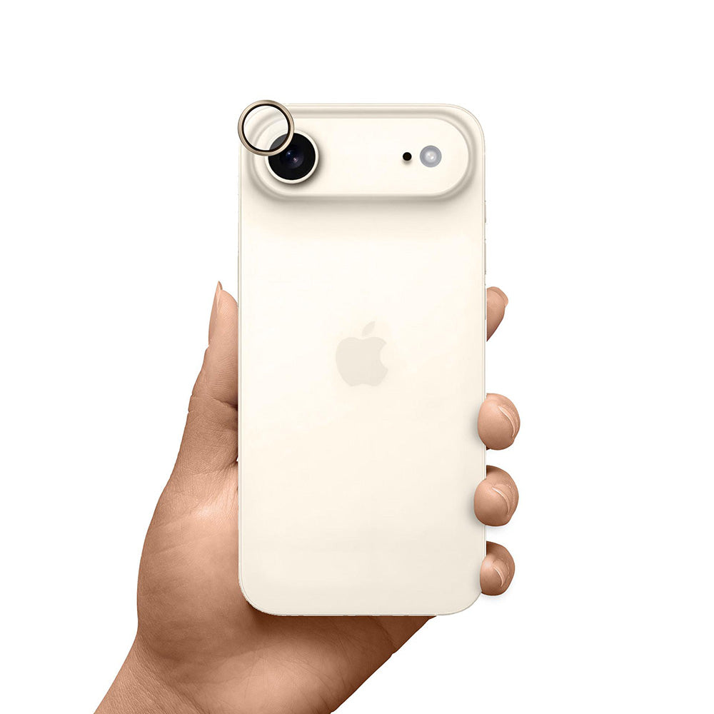 Folija za zaštitu zadnje kamere 3MK Hardy Protection Pro za Apple iPhone 17 Air, Kaljeno staklo, Zlatna