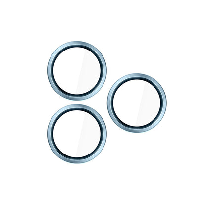 Folija za zaštitu zadnje kamere 3MK Hardy Protection Pro za Apple iPhone 17 Pro Max / 17 Pro, Kaljeno staklo, Plava