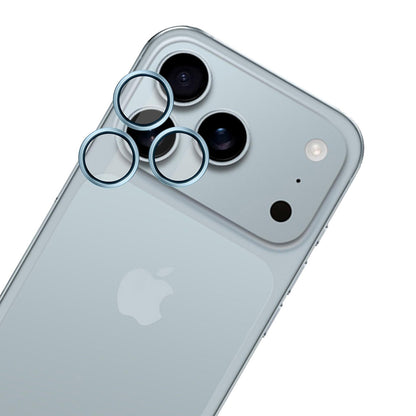 Folija za zaštitu zadnje kamere 3MK Hardy Protection Pro za Apple iPhone 17 Pro Max / 17 Pro, Kaljeno staklo, Plava