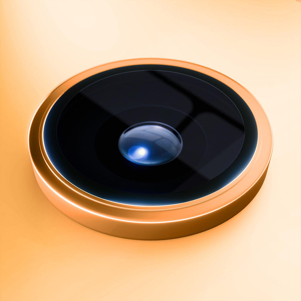 Folija za zaštitu zadnje kamere 3MK Hardy Protection Pro za Apple iPhone 17 Pro Max / 17 Pro, Kaljeno staklo, Narandžasta