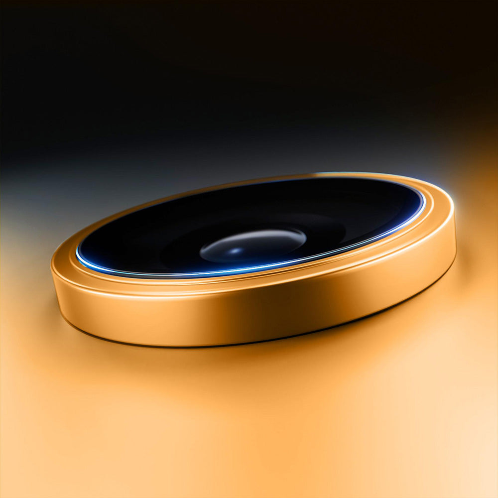 Folija za zaštitu zadnje kamere 3MK Hardy Protection Pro za Apple iPhone 17 Pro Max / 17 Pro, Kaljeno staklo, Narandžasta