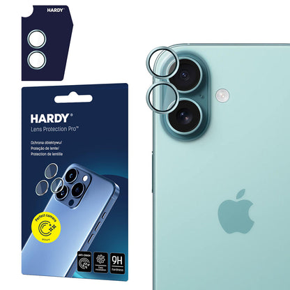 Folija za zaštitu zadnje kamere 3MK Hardy Protection Pro za Apple iPhone 17, Kaljeno staklo, Zelena