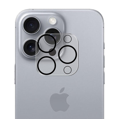 Folija za zaštitu zadnje kamere 3MK Pro Full Cover za Apple iPhone 17 Pro Max, Kaljeno staklo, Crna