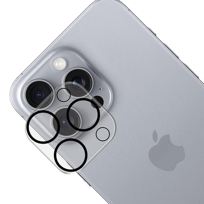 Folija za zaštitu zadnje kamere 3MK Pro Full Cover za Apple iPhone 17 Pro Max, Kaljeno staklo, Crna
