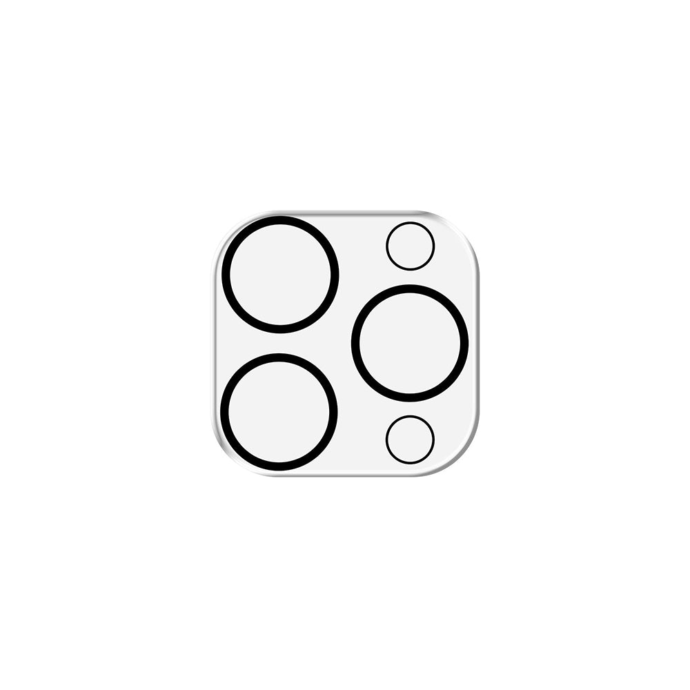 Folija za zaštitu zadnje kamere 3MK Pro Full Cover za Apple iPhone 17, Kaljeno staklo, Crna