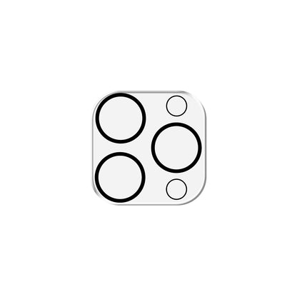 Folija za zaštitu zadnje kamere 3MK Pro Full Cover za Apple iPhone 17, Kaljeno staklo, Crna