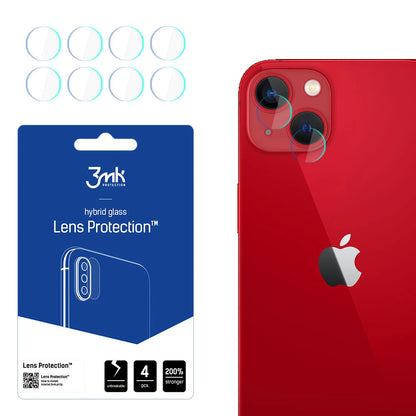 Zaštitna folija za zadnju kameru 3MK Protection za Apple iPhone 13, Fleksibilno staklo, Set od 4 komada, Providna