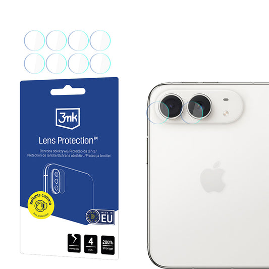 Zaštitna folija za zadnju kameru 3MK Protection za Apple iPhone Duo, kaljeno staklo, set od 4 komada, providna