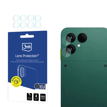 Zaštitna folija za zadnju kameru 3MK Protection za Fairphone 6, Kaljeno staklo, Set od 4 komada, Providna