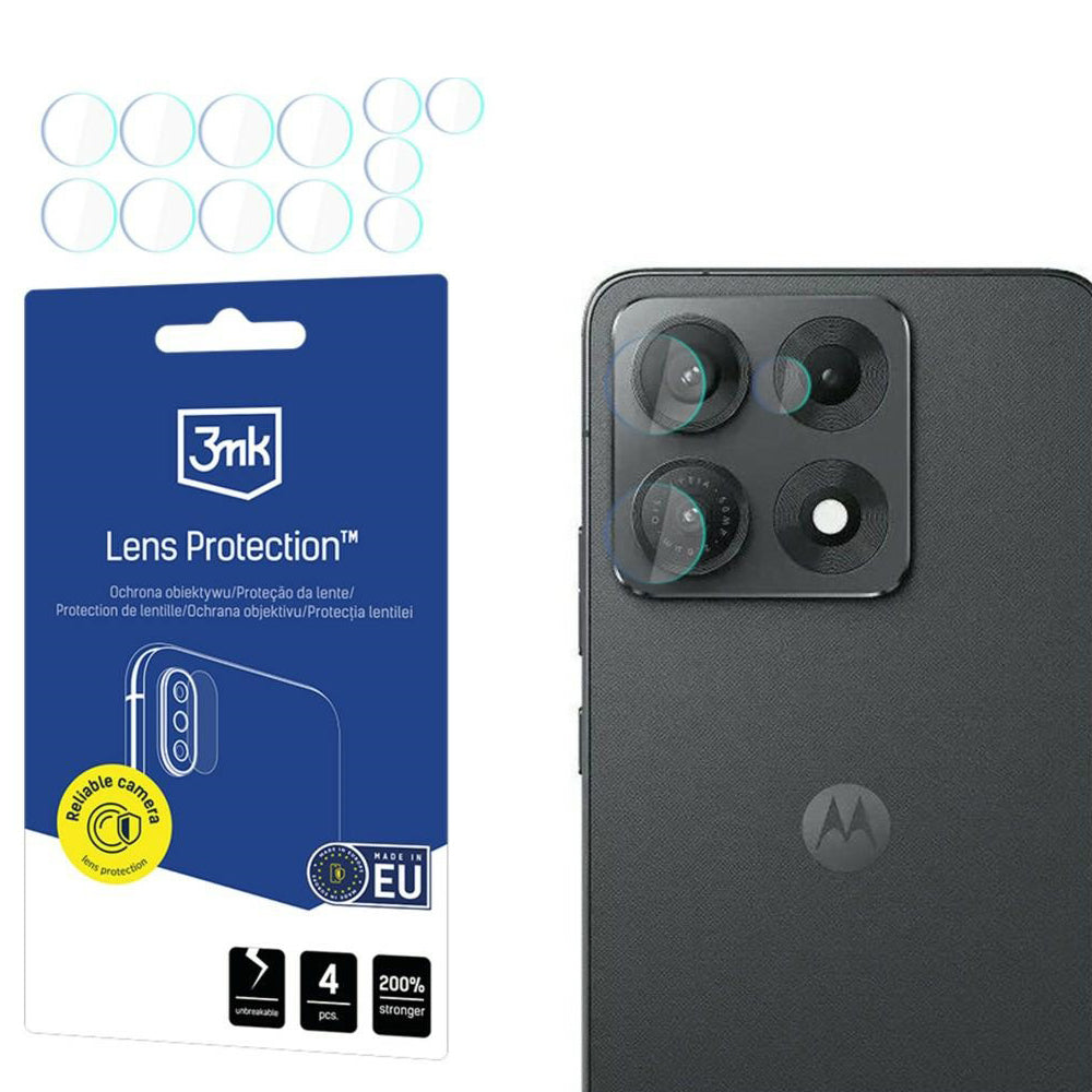 Zaštitna folija za zadnju kameru 3MK Protection za Motorola Edge 70 Max, kaljeno staklo, set od 4 komada, providna