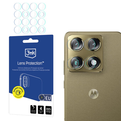 Folija za zaštitu zadnje kamere 3MK Protection za Motorola Edge 70 Ultra / Signature, Fleksibilno staklo, Set od 4 komada, Providna
