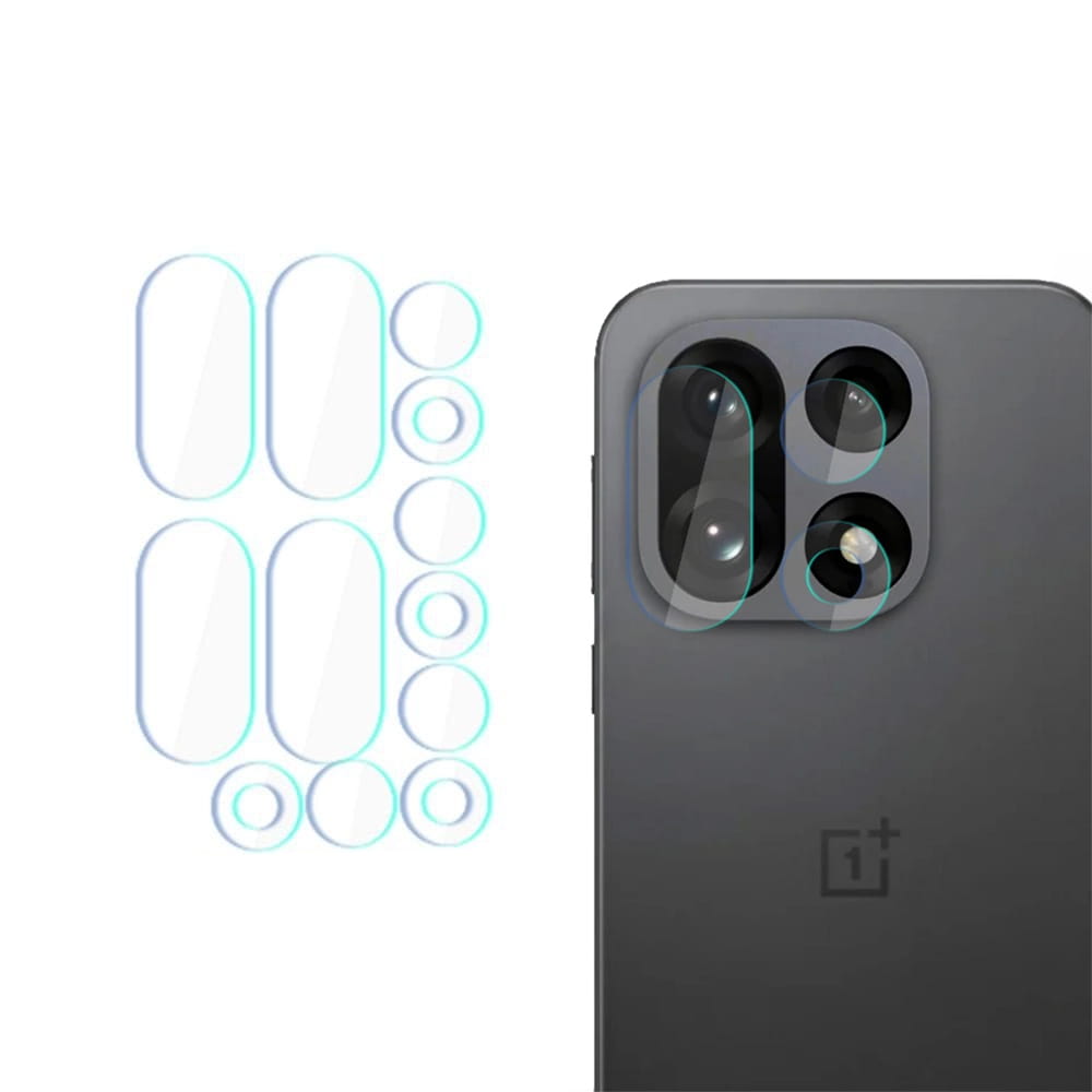 Folija za zaštitu zadnje kamere 3MK Protection za OnePlus 15, Kaljeno staklo, Set od 4 komada, Providna