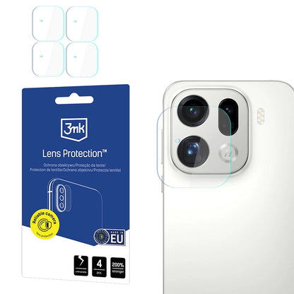 Folija za zaštitu zadnje kamere 3MK Protection za Oppo Find X9 Pro, Kaljeno staklo, Set od 4 komada, Providna