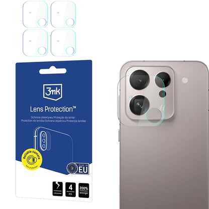 Folija za zaštitu zadnje kamere 3MK Protection za Oppo Find X9, Kaljeno staklo, Set od 4 komada, Providna