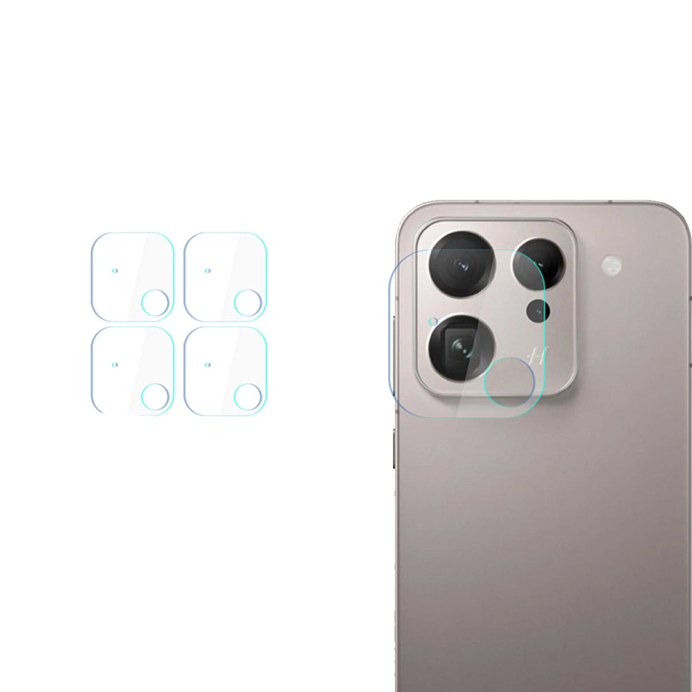 Folija za zaštitu zadnje kamere 3MK Protection za Oppo Find X9, Kaljeno staklo, Set od 4 komada, Providna