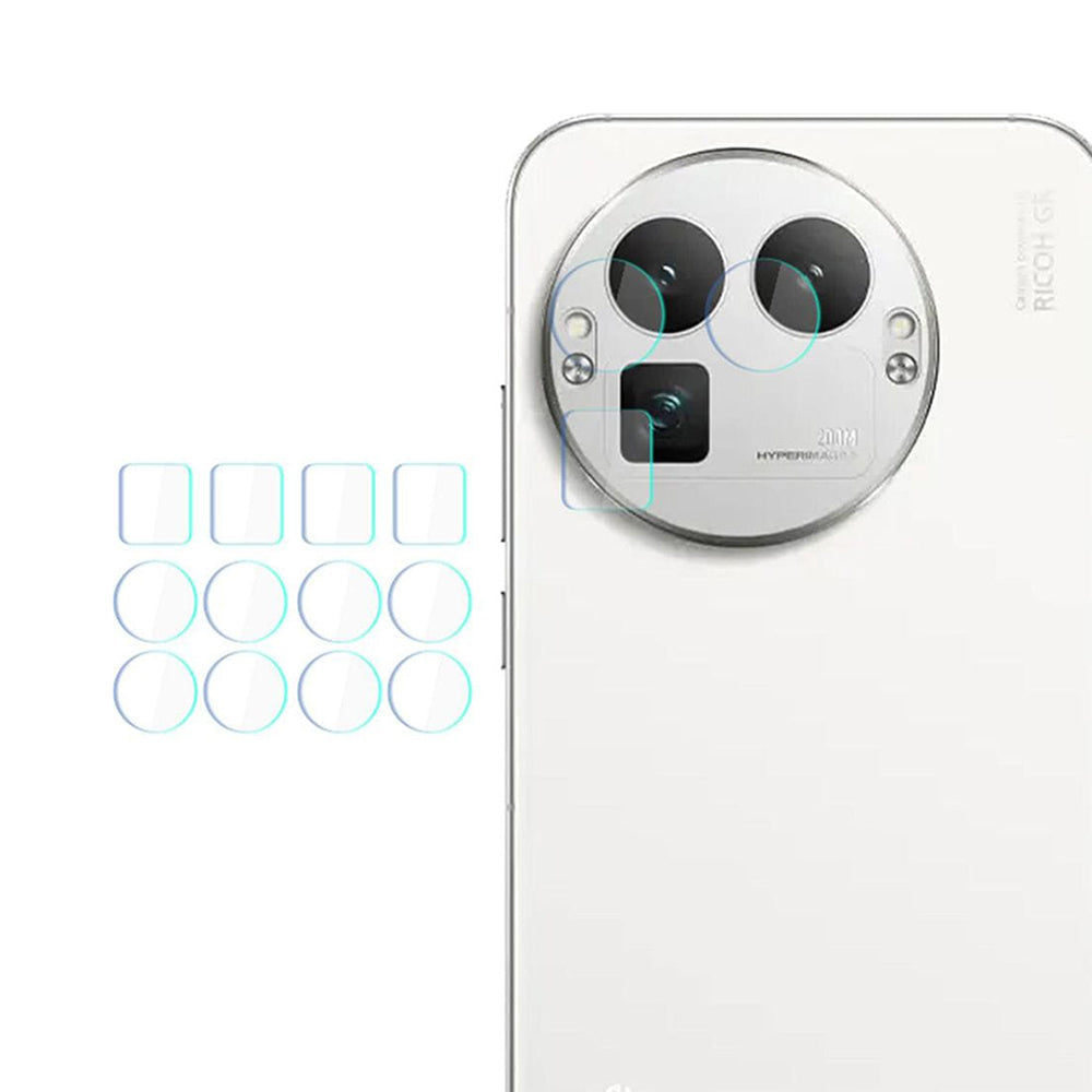 Folija za zaštitu zadnje kamere 3MK Protection za Realme GT 8 Pro, Kaljeno staklo, Set od 4 komada, Providna