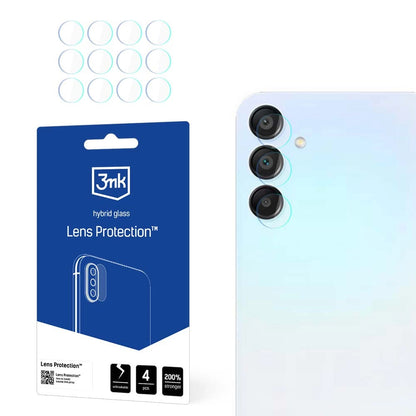 Zaštitna folija za zadnju kameru 3MK Protection za Samsung Galaxy A15 5G A156, Fleksibilno staklo, Set od 4 komada, Providna