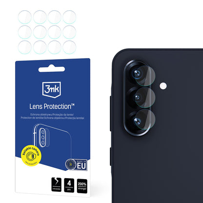 Zaštitna folija za zadnju kameru 3MK Protection za Samsung Galaxy A26 A266, Fleksibilno staklo, Set od 4 komada, Providna