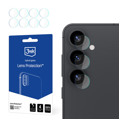 Zaštitna folija za zadnju kameru 3MK Protection za Samsung Galaxy S25 S931, Fleksibilno staklo, Set od 4 komada, Providna