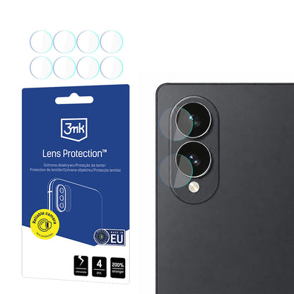 Zaštitna folija za zadnju kameru 3MK Protection za Samsung Galaxy Z Fold8 F976, Kaljeno staklo, Set od 4 komada, Providna