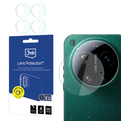 Folija za zaštitu zadnje kamere 3MK Protection za Xiaomi 17 Ultra, Fleksibilno staklo, Set od 4 komada, Providna
