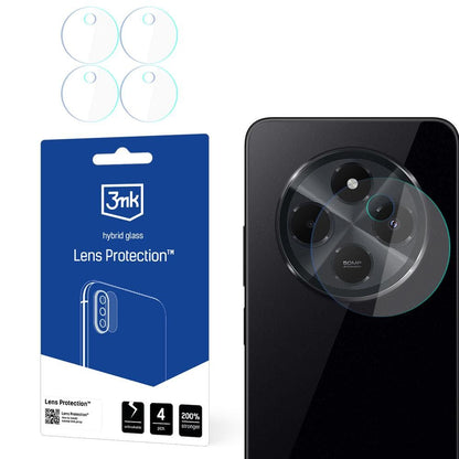 Zaštitna folija za zadnju kameru 3MK Protection za Xiaomi Poco C75 / Redmi 14C, Fleksibilno staklo, Set od 4 komada, Providna