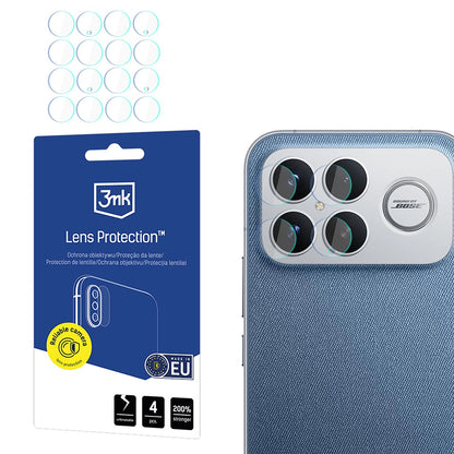 Folija za zaštitu zadnje kamere 3MK Protection za Xiaomi Poco F8 Ultra, Kaljeno staklo, Set od 4 komada, Providna