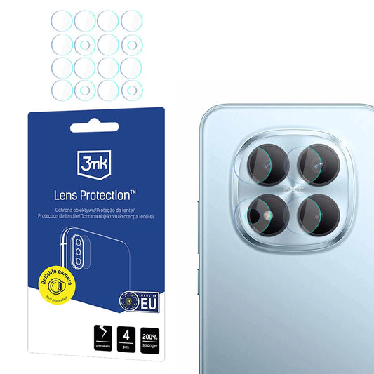 Folija za zaštitu zadnje kamere 3MK Protection za Xiaomi Redmi Note 15 Pro 5G, Fleksibilno staklo, Set od 4 komada, Providna