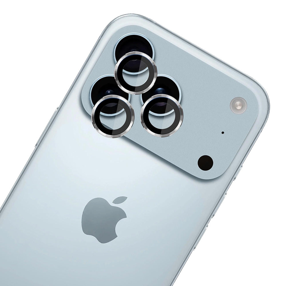 Folija za zaštitu zadnje kamere 3MK Protection Pro za Apple iPhone 17 Pro Max / 17 Pro, Kaljeno staklo, Srebrna