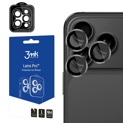 Folija za zaštitu zadnje kamere 3MK Protection Pro za Apple iPhone 17 Pro Max / 17 Pro, Kaljeno staklo, Bež