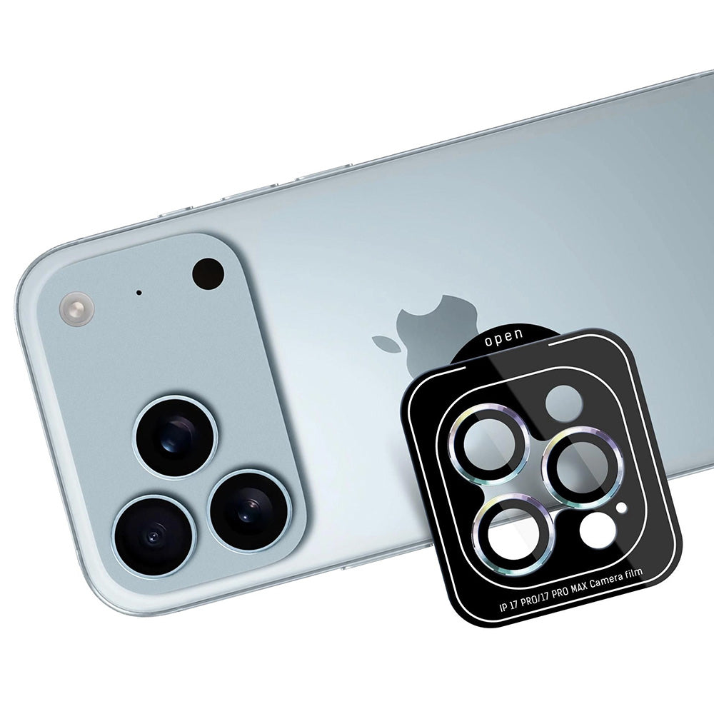Folija za zaštitu zadnje kamere 3MK Protection Pro za Apple iPhone 17 Pro Max / 17 Pro, Kaljeno staklo, Višebojna