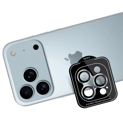 Folija za zaštitu zadnje kamere 3MK Protection Pro za Apple iPhone 17 Pro Max / 17 Pro, Kaljeno staklo, Višebojna