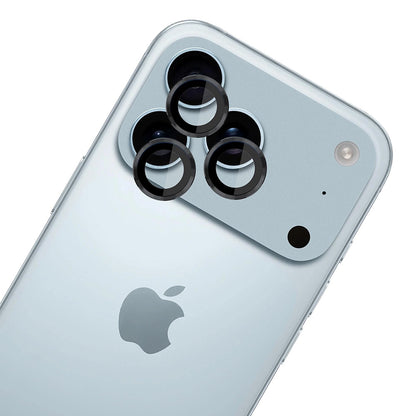 Folija za zaštitu zadnje kamere 3MK Protection Pro za Apple iPhone 17 Pro Max / 17 Pro, Kaljeno staklo, Crna