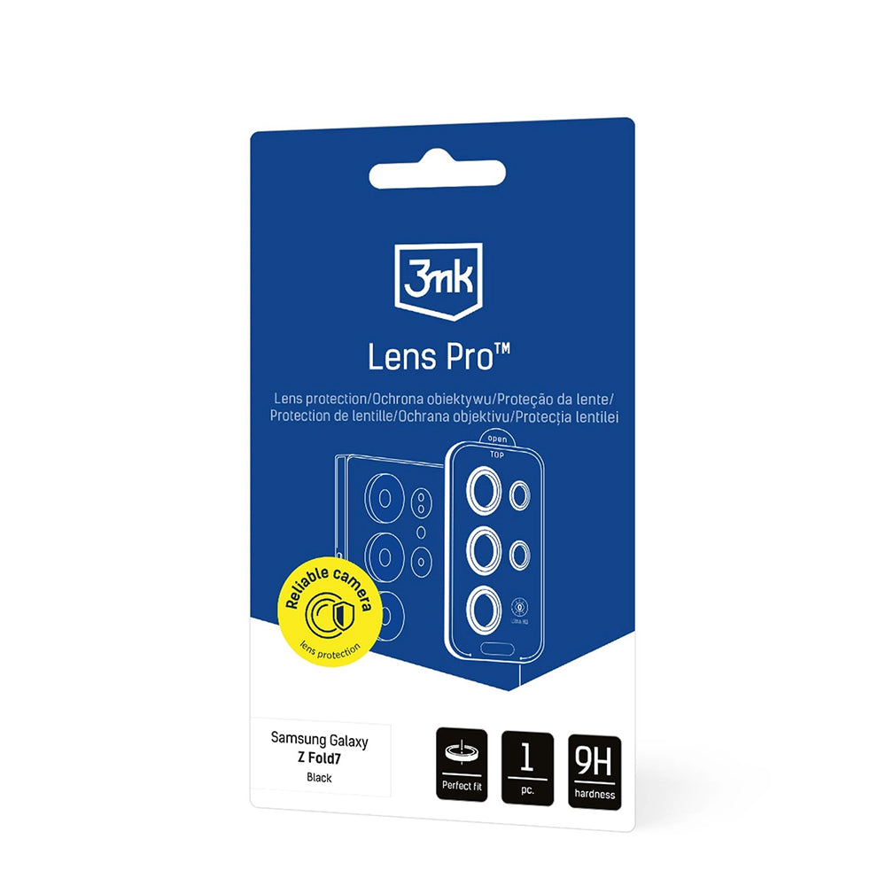 Zaštitna folija za zadnju kameru 3MK Protection Pro za Samsung Galaxy Z Fold7 F966, Kaljeno staklo, Providna