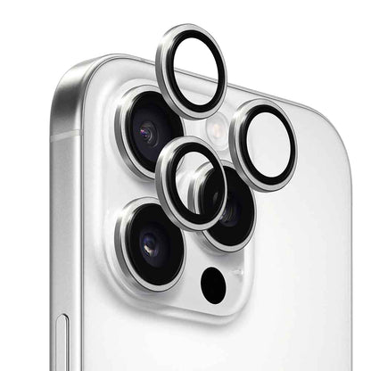 Zaštitna folija za zadnju kameru Anank AR za Apple iPhone 16 Pro Max / 16 Pro, Kaljeno staklo, Srebrna