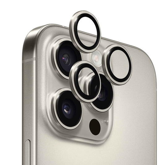 Zaštitna folija za zadnju kameru Anank AR za Apple iPhone 16 Pro Max / 16 Pro, Kaljeno staklo, Metalik siva