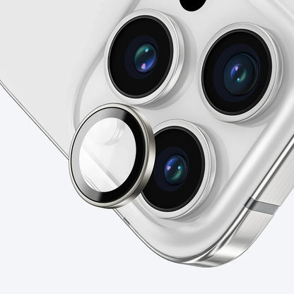 Zaštitna folija za zadnju kameru Anank AR za Apple iPhone 16 Pro Max / 16 Pro, Kaljeno staklo, Metalik siva
