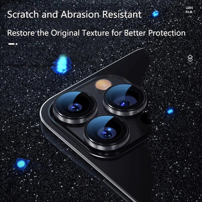 Zaštitna folija za zadnju kameru Blueo 99 Anti-Reflektivna HD za Apple iPhone 16 Pro Max / 16 Pro, Kaljeno staklo, Metalik siva