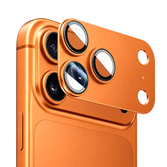 Blueo Integrated Metal zaštitna folija za zadnju kameru za Apple iPhone 17 Pro, kaljeno staklo, narandžasta