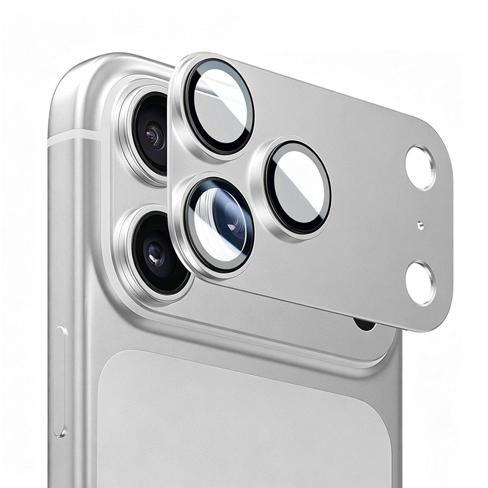 Blueo Integrated Metal zaštitna folija za zadnju kameru za Apple iPhone 18 Pro Max, kaljeno staklo, srebrna