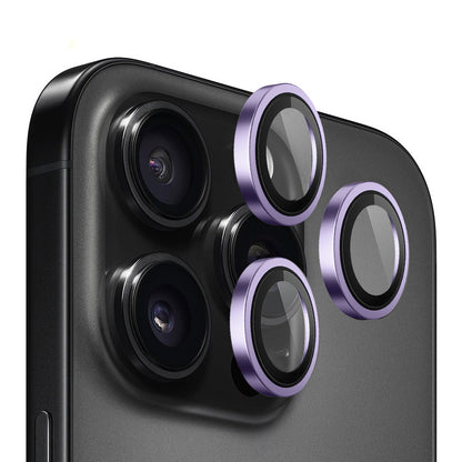 Zaštitna folija za zadnju kameru Blueo Metal Frame za Apple iPhone 14 Pro Max / 14 Pro, Kaljeno staklo, Ljubičasta