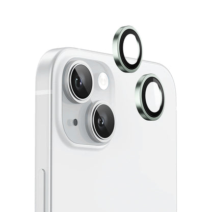 Zaštitna folija za zadnju kameru Blueo Metal Frame za Apple iPhone 15 Plus / 15, Kaljeno staklo, Zelena