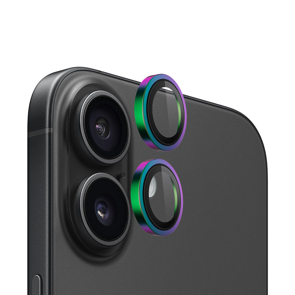 Zaštitna folija za zadnju kameru Blueo Metal Frame za Apple iPhone 16 Plus / 16, Kaljeno staklo, Višebojno